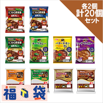 日本ハム×丸大食品 カレー・ハヤシアソート 10種 各2個・計20個(計74食)セット