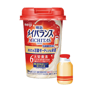 明治 メイバランス MICHITAS（ミチタス）カップ［乳酸菌飲料風味］×12