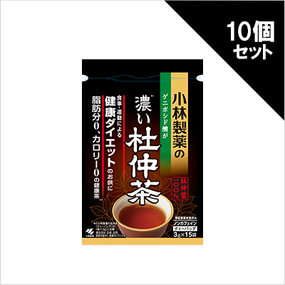 小林製薬の濃い杜仲茶15袋×10個 ためせる｜Tポイントが貯まる・使える