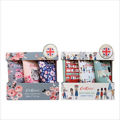 CathKidston ハンドクリームトリオ キャットアンドフラワー・ハンドクリームトリオ ロンドンピープル2種3個