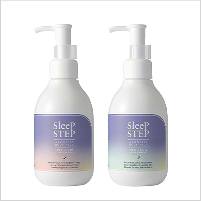 SLEEP STEP アロマティックボディミルク2種2個