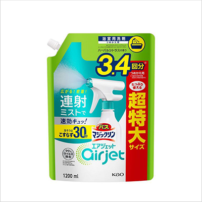 バスマジックリンエアジェットハーバルシトラスの香り つめかえ用×6個