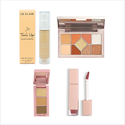 パーフェクトメイクアップセット4種8点＜オレンジメイク＞