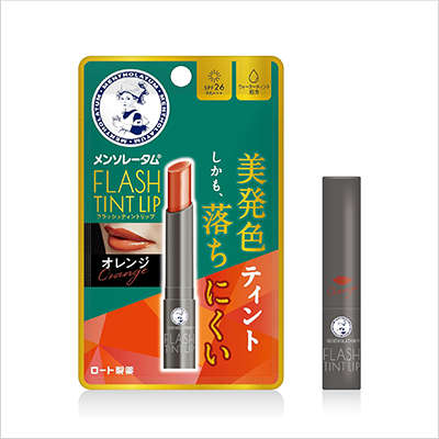ロート メンソレータムフラッシュティントリップ オレンジ×3個