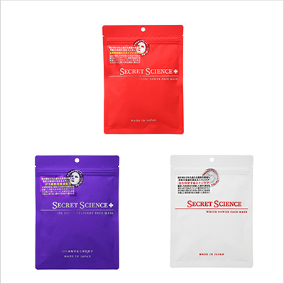 SECRET SCIENCE フェイスマスク3種3個