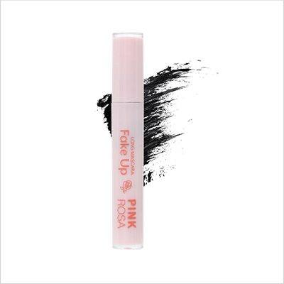 PINKROSA フェイクアップロングマスカラ ブラック×2個