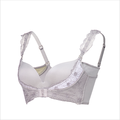 ROSABLU ナイトブラ グレー XL