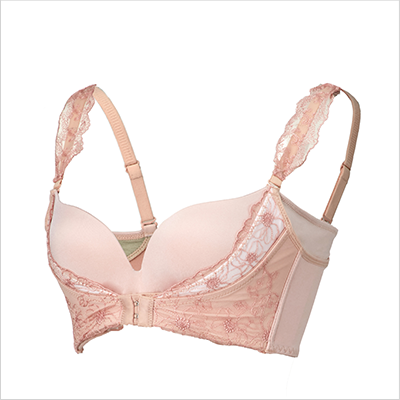 ROSABLU ナイトブラ ピンク XL