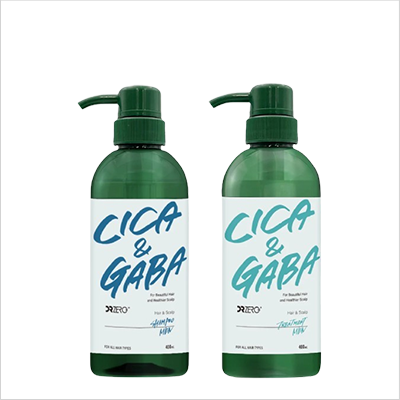 DZ CICA&GABA ヘア&スカルプシャンプーMトリートメントM2種4本