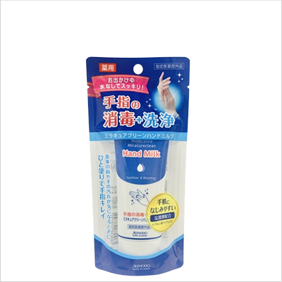 ミラキュアクリーンハンドミルク×6個