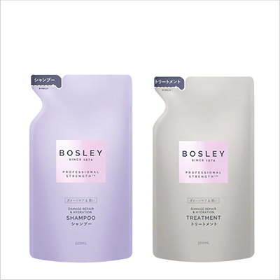 ボズレー シャンプー・トリートメント詰替え2種4個