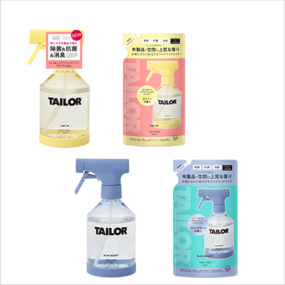 TAILOR ファブリックミスト DAY IN・BLUE DESERT 本体・詰替え4種8個